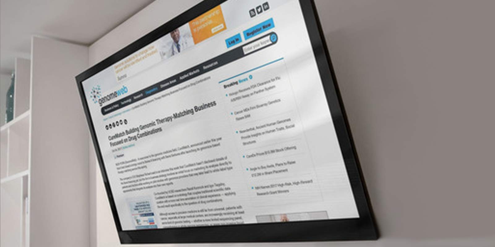 GenomeWeb In-Depth On CureMatch's Genomic Therapy-Matching