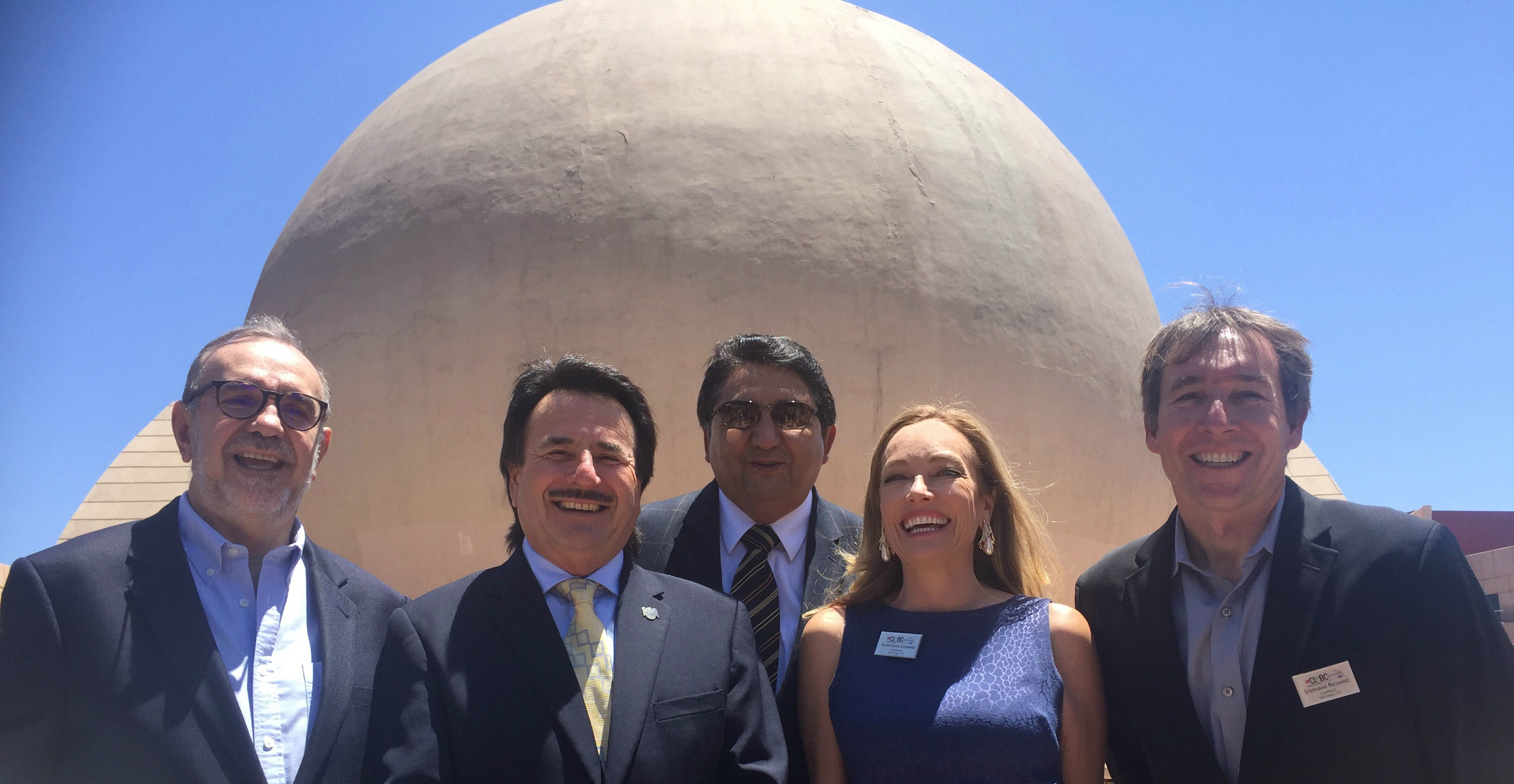 Mayor of Tijuana with Ambassador Carlos Manuel Sada Solana