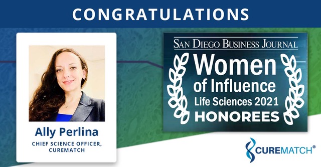 Ally Perlina Honored As a Woman of Influence for Life Science